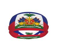 Haiti Flag Sports Sweatband Head Bands for Women Men Sweat-Absorbing Headbands Suitable for Running Yoga Fitness Football Exercise