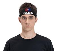 Haiti It's in MyHeadband for Men Women Sport Sweatband for Travel Yoga Fitness Cycling Basketball Football Exercise Moisture Wicking Hairbands
