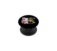 Haiti Japan Flag Haitian Japanese Roots Haitian Heritage PopSockets Adhesive PopGrip