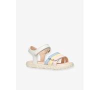 Geox J Sandal Haiti Girl, White/Multicolor, 10 UK Child