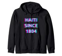 Haiti Since 1804 Proud Haitian Flag Day Heritage Pride Zip Hoodie
