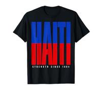Haiti Strength Since 1804 Bold Design T-Shirt