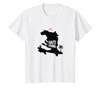 Haiti Strong - Haitian Pride Tropical Island Graphic T-Shirt, Kids, White, 3 Years