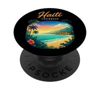 Haiti Sunset Travel PopSockets Adhesive PopGrip