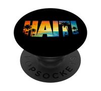 Haiti Sunset Tropical PopSockets Adhesive PopGrip