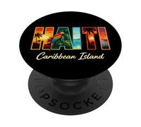 Haiti Sunset Tropical PopSockets Adhesive PopGrip