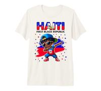 Haiti the First Black Republic 1804 Haiti Flag for Kids Premium T-Shirt