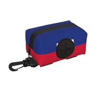 Haitian flag Pet travel garbage bag storage bag Essentials for hiking or camping in the countryside Ensure you have an enjoyable experience
