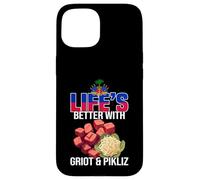 Haitian Food Caribbean Pride Graphic Haiti Haitian Case for iPhone 15