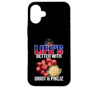 Haitian Food Caribbean Pride Graphic Haiti Haitian Case for iPhone 16 Plus
