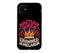 Haitian Queen Crowned in Melanin Pride Heritage Case for iPhone 11