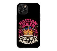 Haitian Queen Crowned in Melanin Pride Heritage Case for iPhone 11 Pro