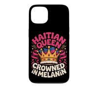 Haitian Queen Crowned in Melanin Pride Heritage Case for iPhone 13
