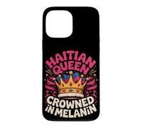 Haitian Queen Crowned in Melanin Pride Heritage Case for iPhone 13 Pro Max