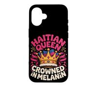 Haitian Queen Crowned in Melanin Pride Heritage Case for iPhone 16