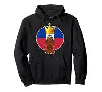 Haitian Queen Praying Hands Pullover Hoodie