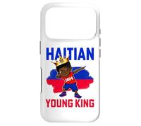 Haitian Young King Haiti Flag Melanin for Black Boys Kids Case for iPhone 17 Pro