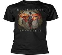 HAITUN Men's Evanescence 'Synthesis Album Cover' T-Shirt - New Black XL
