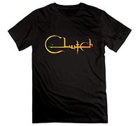 HAIUIKIK Clutch Band T Shirt Black for Men Cotton Size XL