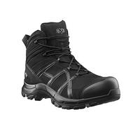 Haix Black Eagle Safety 40 Mid Black/Black Light S3-Safety Shoe with Good Protection Function. 45