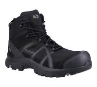Haix Black Eagle Safety 40 Mid Black/Black Light S3-Safety Shoe with Good Protection Function. 45