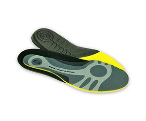 HAIX Soft Insole, Black/Yellow, Perfect Fit at a Glance, Comfortable Insole, Black Yellow, UK 13 / EU 48.5