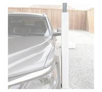 HAIXHX Basketball Hoop Pole Padding Square 4 Ft Tall, All-Weather Garage/Parking/Gym Crash Bar Pads, Safety Pole Pad Collision Protectors Barrier(White,4.5" x4.5”/11x11cm)