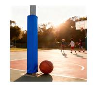 HAIXHX Basketball Pole Pads for Training，Four Square Soft Padding to Wrap Around Pole for Preventing Children From Collisions，Indoor Outdoor Goal Crash Pad(Blue,11x11cm/4.5"x4.5" )