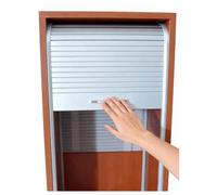 HAIXHX Roll Up Cabinet Doors for Rv Kitchen Pantry 16 20 24 28 32''Inch Wide，Interior/Outdoor Appliance Garage Customizable Folding Tambour Door(20x21inch/50.8x53.3cm)