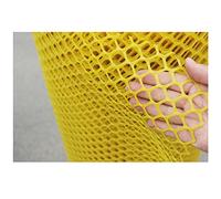 HAIXHX Yellow Plastic Chicken Wire Mesh Roll, Hexagonal Fencing Garden Poultry Fence Netting, Chicken Pet Animal Barricade Netting (Size : 1x10m/3.2x32ft)