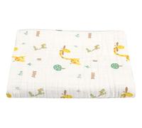 Haiyisugar Muslin Squares and Swaddle Blankets - Large Muslin Blankets Muslin Cloth for Newborns - 100cm x 120cm - Receiving Blanket Unisex, Giraffe