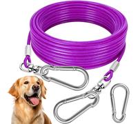 HaiYUAN Dog Tie Out Cable for Outdoor Dog Lead Use