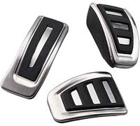 HAIYUN Car Fuel Brake Clutch Pedal Cover for Audi A6 C7 S6 4G 2012-2015, Non-slip And Wear-Resistant Car Pedal Set Car Pedal Pads