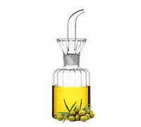 HAIZEEN 150ml/5oz Olive Oil & Vinegar Dispenser with Non Drip Spout - Oil Pourer Dispensing Bottles for Kitchen and BBQ
