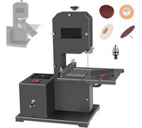 HaiZethonic Bandsaw Professional Floor Standing, DIY Benchtop Bandsaw,800w 70mm Deep,90mm Throat,0-45° Angled Cutting,Wood & Acrylic Cuts,Includes 2* Blade