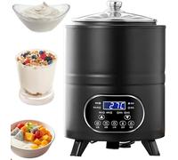 HaiZethonic Commercial Yogurt Fermentation Machine,Automatic Yogurt Maker, Digital Yoghurt Machine with LED Display, 25-80°c Temperature Control,Time Control,For Home Use Black-12L