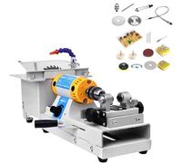 HaiZethonic Multi - Purpose Mini Table Saws Grinder Polishing Machine,DIY Faceted Gem Polishing Machine 800-10000 Rpm Jewelry Polisher,750w Flat Grinder Lapidary Machine JadeKit