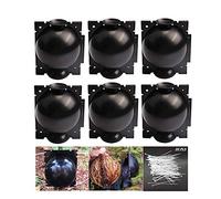 HAIZHINA Air Layering pods, Reusable Plant Rooting Device Plant Rooting Grow Box High Pressure Propagation Ball Grafting Device Botany Root Controller Garden Plant Rooter Box (Small（2″×6PCS）, Black)