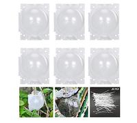 HAIZHINA Air layering pods, Reusable Plant Rooting Device Plant Rooting Grow Box High Pressure Propagation Ball Grafting Device Botany Root Controller Garden Plant Rooter Box (2S+2M+2L, Transparent)