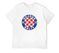 Hajduk Split Croatia Football Soccer Club Mens T-Shirt Casual Cotton Unisex White Tees Tops XL