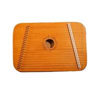 HAJHI 10/16/19 Strings Mini Harp Box Type Resonance Chamber Mahogany Harp Instruments Metal Piano Code Concerts Lyre Harp Wedding Entry Level(19-string - C)