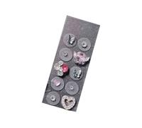 HAJHI 10/20pcs Acupuncture Ear Seeds Artificial Crystal for Women Girls Ear Acupuncture Point Stimulates Massage for Everyday Relaxation(10pcs)