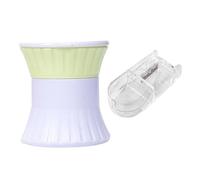 HAJHI 3-in-1 Pill Crusher for Different Sizes 2pcs Pill Cutter Precise Quick Pill Splitter for Elderly Storage Box for Carrying on The Go(Green)
