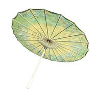 HAJHI 32in Chinese Umbrella Silk Japanese Umbrella Sun Protection Hanfu Photography Parasols for Wedding Portable Lightweight(B)