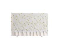 HAJHI All-Inclusive Tv Cover Dustproof Sunscreen Rural Style for Villa Bedroom, 32-70in Universal Tv Protection Film for Tabletop Wall Hanging(60in,Leaf-Beige)