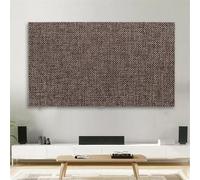 HAJHI All-Inclusive Tv Cover Thickened Cotton Linen Blend Dustproof Sunscreen for Tabletop/Hanging/Curved Plasma Television Decoration(22in【54 * 35cm】,U)