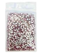 HAJHI Bedazzling Kit Rhinestones Resin Jelly Nail Charms Round Flatback Bedazzler Kit with Rhinestones for School Nail Studios Suitable Girls(Pink-16-1440pcs)