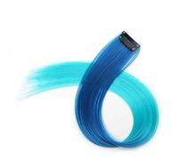 HAJHI Carnival Tinsel Hair Extensions Gradient Colours 6/12pcs Everyday Wear Clip in Hair Tinsel High-Temperature Fibre Invisible for Girls Women(6pcs,2-10)