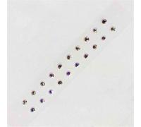HAJHI Crystal Acupuncture Ear Seeds for Weight Loss Waterproof Ear Acupuncture Transparent Self-Adhesive Women Relieves Stress(Colourful White)