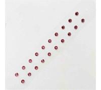 HAJHI Crystal Acupuncture Ear Seeds for Weight Loss Waterproof Ear Acupuncture Transparent Self-Adhesive Women Relieves Stress(Rose Red)